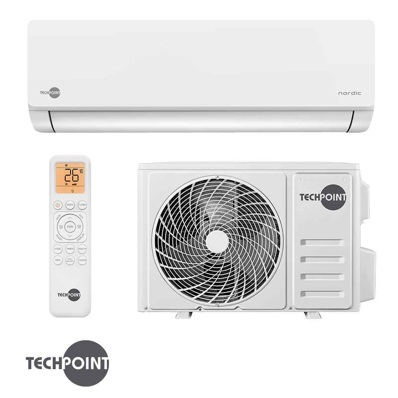 Инверторен климатик TechPoint NPT 24 X-PRO NORDIC (24 000 BTU) с Включен Монтаж